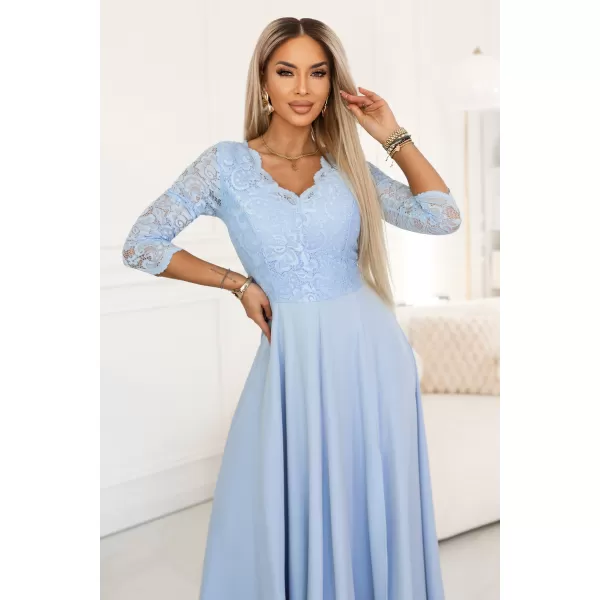  Rochie NUMOCO 309-15 ALBASTRU DESCHIS 