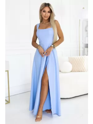 Rochie NUMOCO 633-4 ALBASTRU DESCHIS