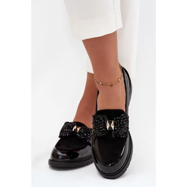  Mocasini de dama D&A HY51-319 NEGRU 