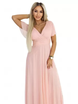 Rochie NUMOCO 635-7 PIERSICĂ