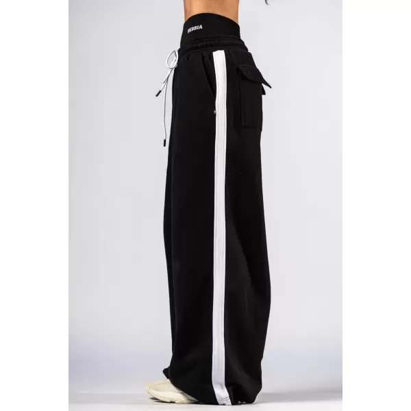  Pantaloni de trening supradimensionati POWER 896 BLACK Nebbia 