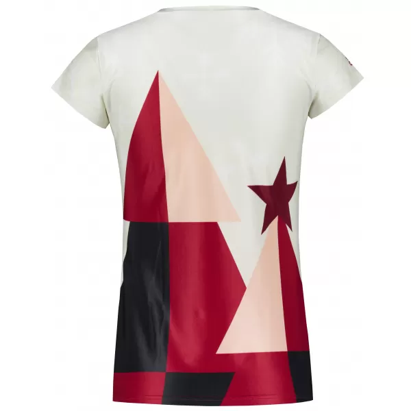  Tricou de Crăciun premium pentru femei ALTISPORT VOJ/ALWVN11TR06 CREMOS 