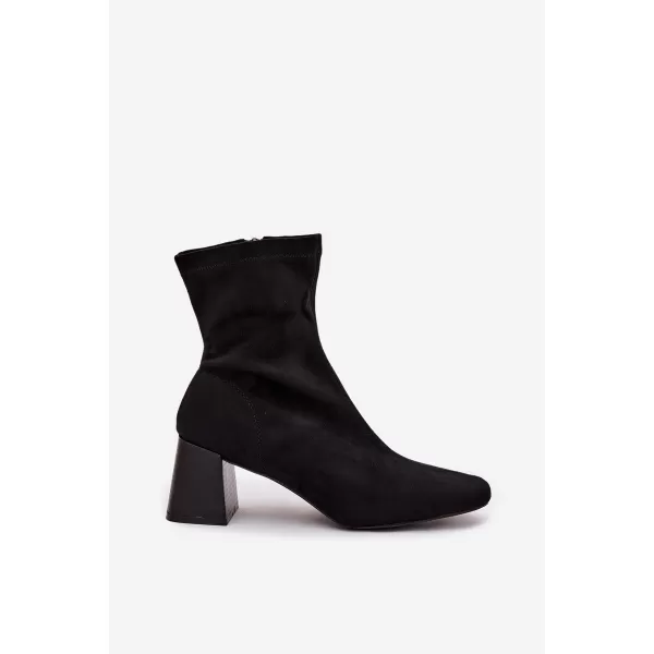  Pantofi de dama cu toc BOTO OLIANNE 40587 NEGRU 