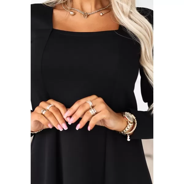  Rochie NUMOCO 574-3 NEGRU 