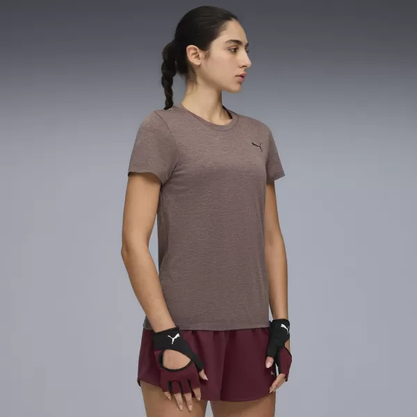  Tricou pentru femei PUMA W TAD ESSENTIAL HEATHER TEE 525891-88 ERICA DE STAFIDE 