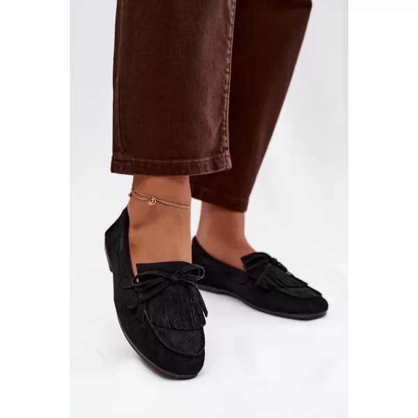  Mocasini de dama BOTO JANELISSE 41308 NEGRU 