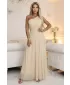 Rochie NUMOCO 656-2 BEJ ȘAMPANIE