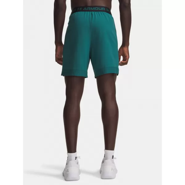  Pantaloni scurți pentru bărbați UNDER ARMOUR VANISH WOVEN 6IN SHORTS 1373718-338 VERDE 