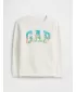 Hanorac pentru copii GAP LOGO SWEATSHIRT 770622-03 NOU ALB