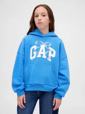 Hanorac pentru copii GAP HOODIE PULLOVER 847145-00 ALBASTRU SUPERSONIC