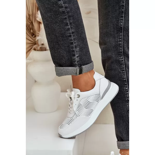  Pantofi de dama S.BARSKI LR51-551 ALB 