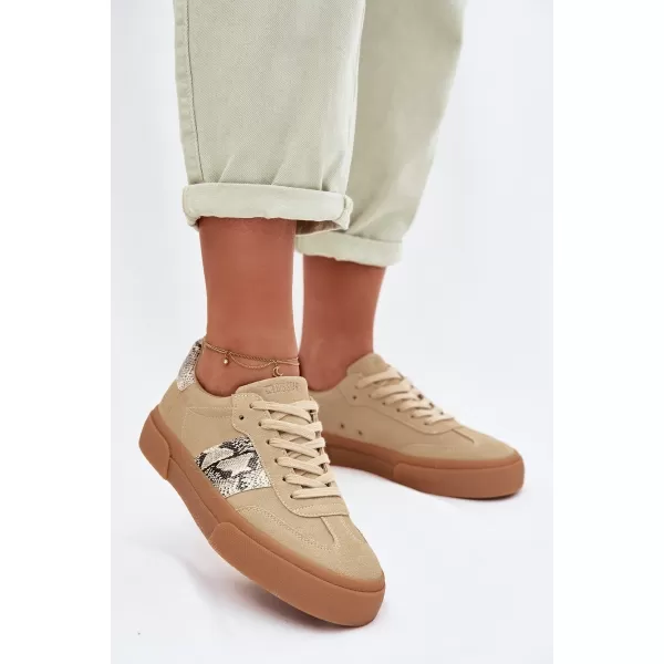  Adidasi de dama BIG STAR TT274298 BEI Pantofi Big Star 