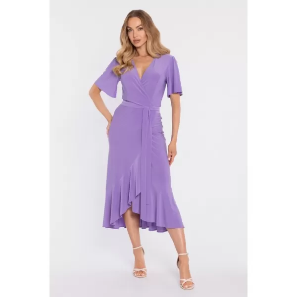  Rochie MOE M912 VIOLET DESCHIS 