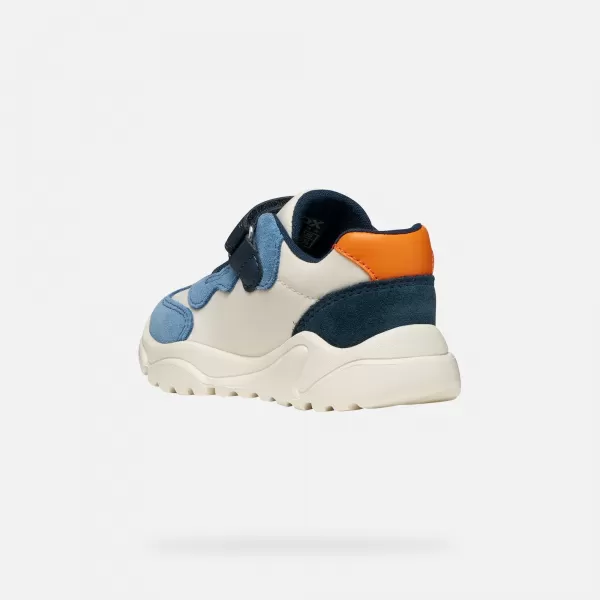  Adidași pentru băieți GEOX CIUFCIUF B455RB0FU22C0652 ALBASTRU 