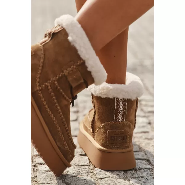  Pantofi dama BIG STAR SS274373 MARO/BEJ Pantofi Big Star 