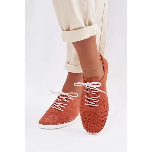  Pantofi de dama S.BARSKI LR61-7080 PORTOCALE 