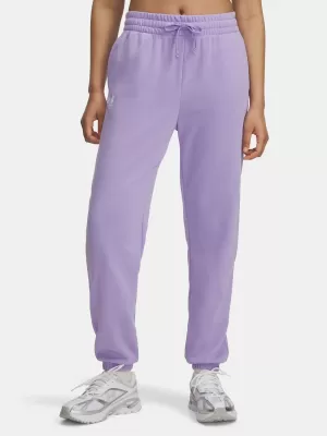 Pantaloni de trening pentru femei UNDER ARMOUR UA RIVAL TERRY JOGGERS 1382735-538 VIOLET