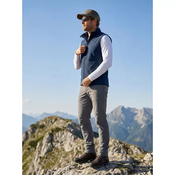  Vestă softshell pentru bărbați ALTISPORT NoPrint NP/ALM865 ALBASTRU MARIN 