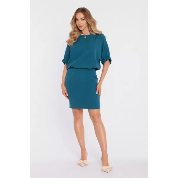  Rochie MOE M904 ALBASTRU OCEANIC 