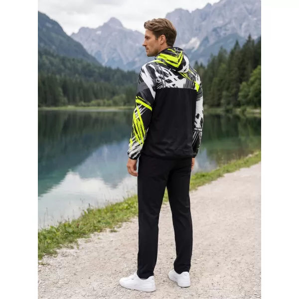  Jachetă softshell premium pentru bărbați ALTISPORT VOJ/ALM039JACK01 NEGRU SI GALBEN 