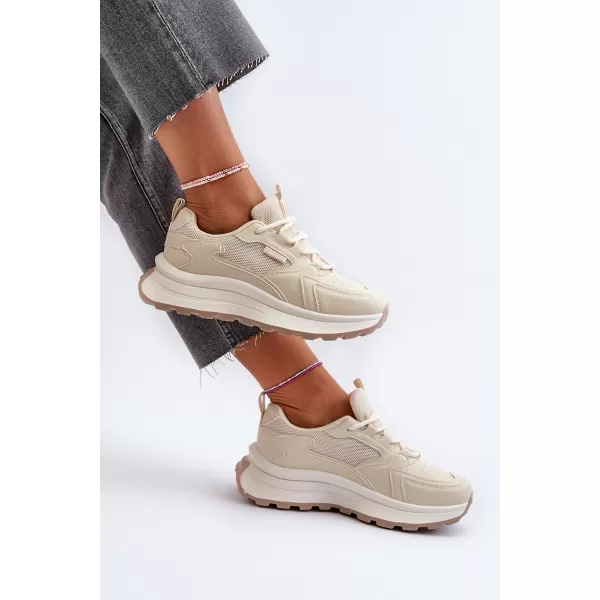  Adidasi de dama BIG STAR NN274A105 BEI Pantofi Big Star 