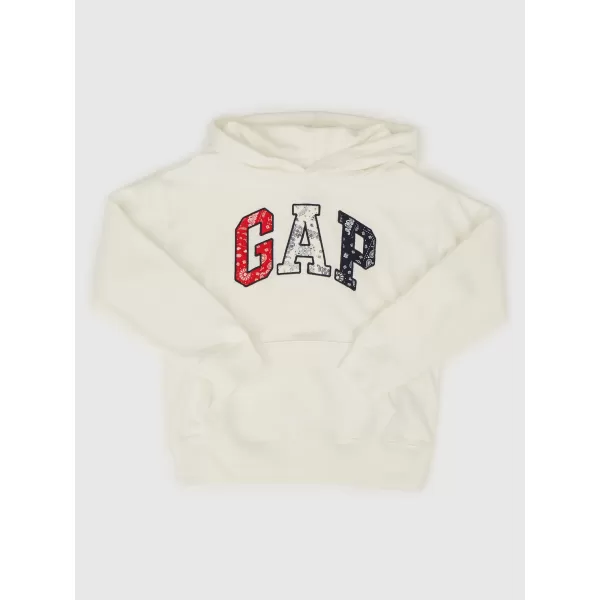  Hanorac pentru copii GAP LOGO PULLOVER HOODIE 781865-00 NOU ALB 