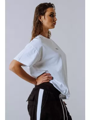 Tricou relaxat POWER 894 WHITE Nebbia
