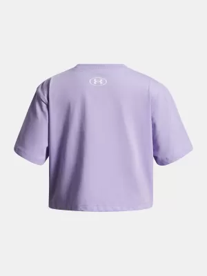 Tricou fetita UNDER ARMOUR UA RIVAL SS 1389755-538 VIOLET