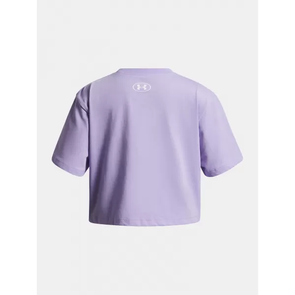  Tricou fetita UNDER ARMOUR UA RIVAL SS 1389755-538 VIOLET 