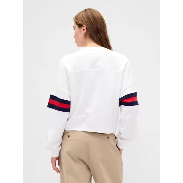  Hanorac de dama GAP LOGO SWEATSHIRT 799272-04 NOU ALB 