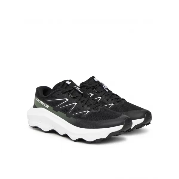  Pantofi pentru bărbați SALOMON ULTRA FLOW 2 L47883500 NEGRU/ALB/VERDE AGAVE 