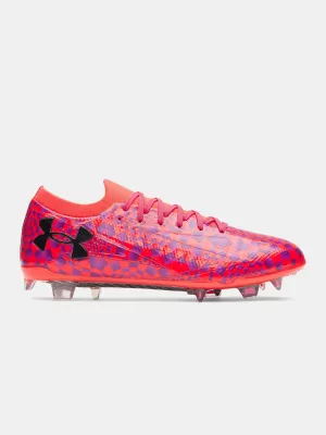 Cizme de fotbal pentru bărbați UNDER ARMOUR SHADOW ELITE 3 FG AMP 6011374-713 ROŞU