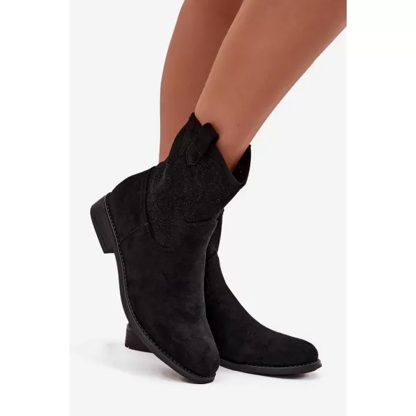  Pantofi de dama S.BARSKI HY52-530 NEGRU 