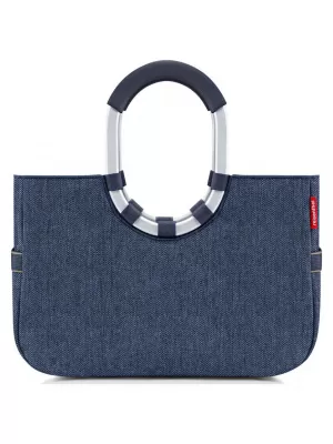 Sac REISENTHEL Loopshopper M HERINGBONE ALBASTRU ÎNCHIS