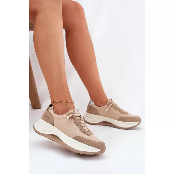 Adidasi de dama BIG STAR RR274A345 BEI Pantofi Big Star 