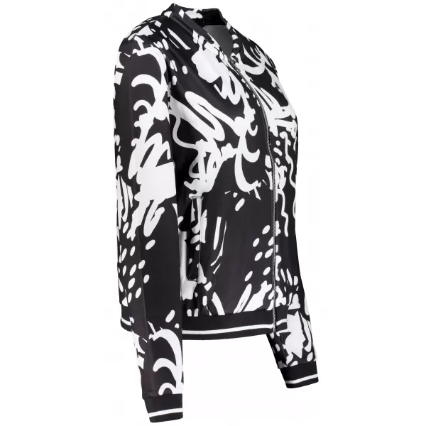  Geaca de dama ALTISPORT HADARIT NEGRU/ALB 