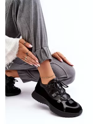 Pantofi de dama ZAZOO M01/2 28256 NEGRU