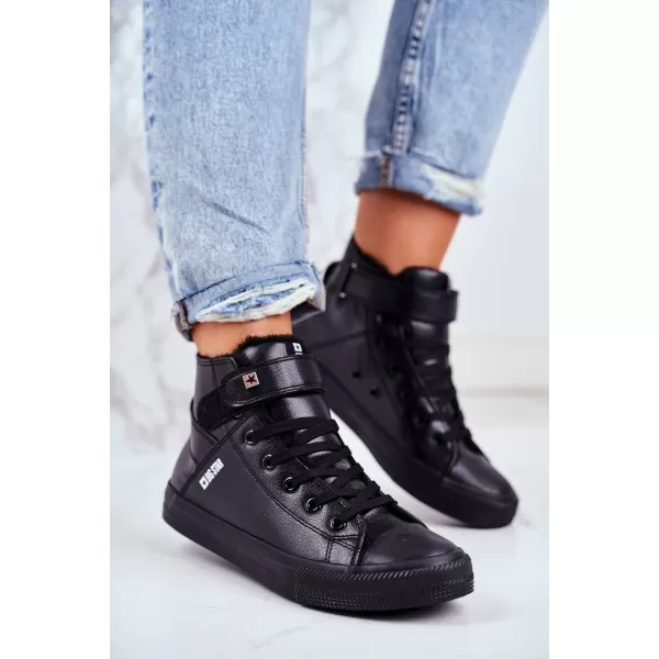  Adidași de damă BIG STAR V274542FW BLACK Pantofi Big Star 
