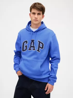 Hanorac pentru bărbați GAP LOGO HOODIE PULLOVER 674148-22 BELLE BLUE