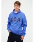Hanorac pentru bărbați GAP LOGO HOODIE PULLOVER 674148-22 BELLE BLUE