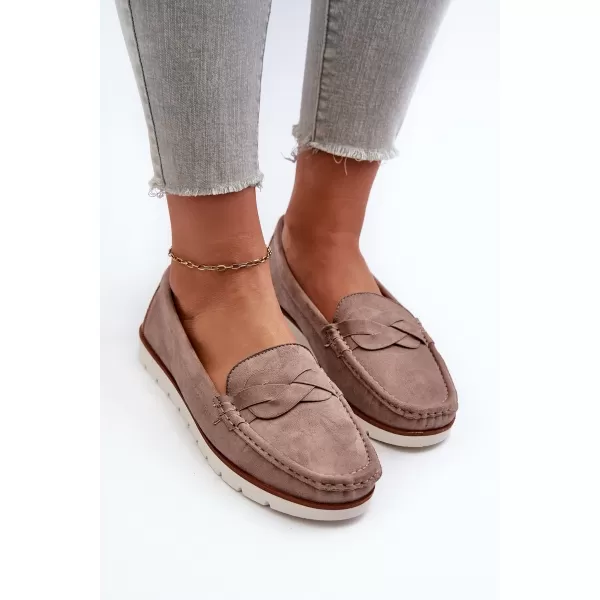  Mocasini de dama EVENTO NESTALIA TAUPE 