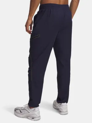 Pantaloni sport pentru bărbați UNDER ARMOUR UNSTOPPABLE CARGO PANT 1390256-410 ALBASTRU