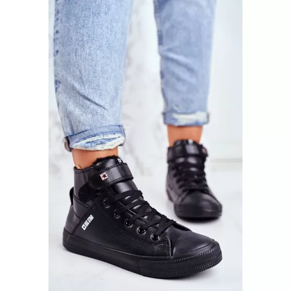  Adidași de damă BIG STAR V274542FW BLACK Pantofi Big Star 