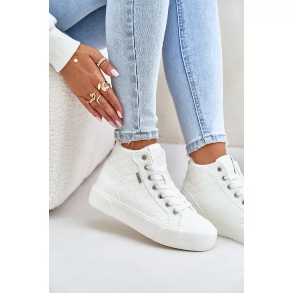  Adidasi de dama BIG STAR OO274A479 WHITE Pantofi Big Star 