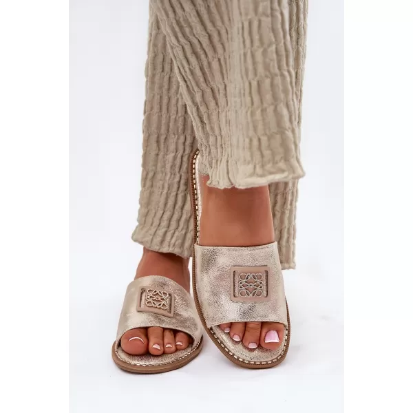  Sandale de dama S.BARSKI KV51-089 AUR DESCHIS 