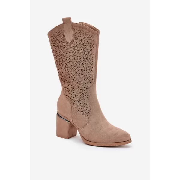  Cizme de dama S.BARSKI HY51-238 BEJ 