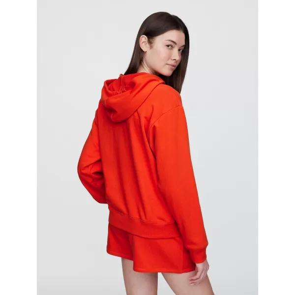  Hanorac de dama GAP FULLZIP LOGO HOODIE 727433-09 AFIȘ ROȘU 