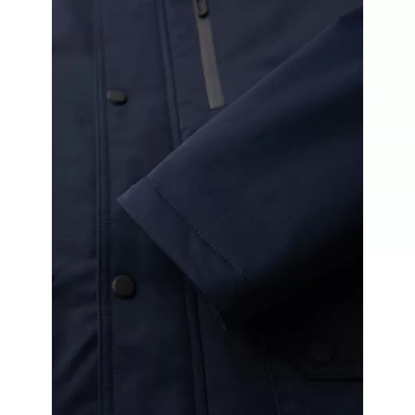  Palton pentru bărbați OMBRE OM-JAPJ-0316 ALBASTRU MARIN 