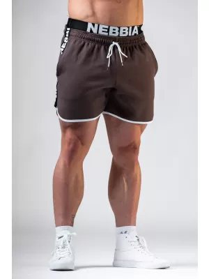 Pantaloni scurți de transpirație HERO 295 BROWN Nebbia