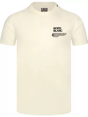 Tricou pentru bărbați NORDBLANC NOTHINGNESS NBSMT8150 ALB